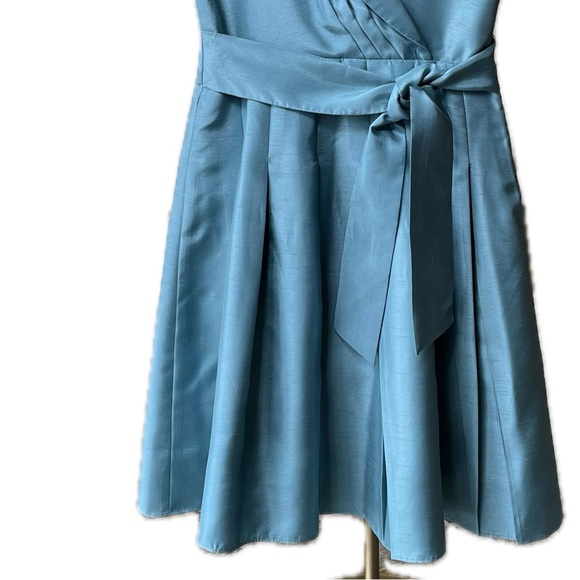 Cocktail Dress Light Teal 50s Inspired Sz 4P - Picture 2 of 16